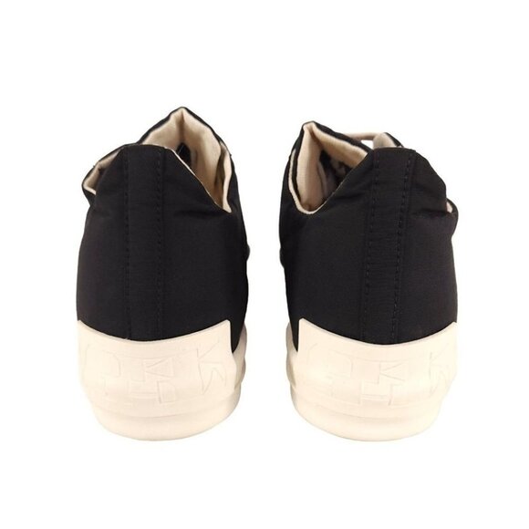 Rick Owens DRKSHDW License Plate Strobe Low Sneaks Black Size 40.5 M7.5 W10.5 - Picture 12 of 16